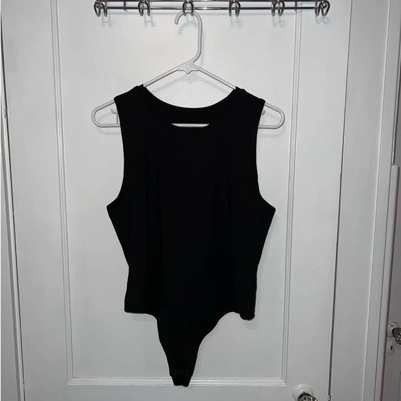 New House of Harlow 1960 Black Sleeveless Bodysuit size XL - Picture 1 of 7